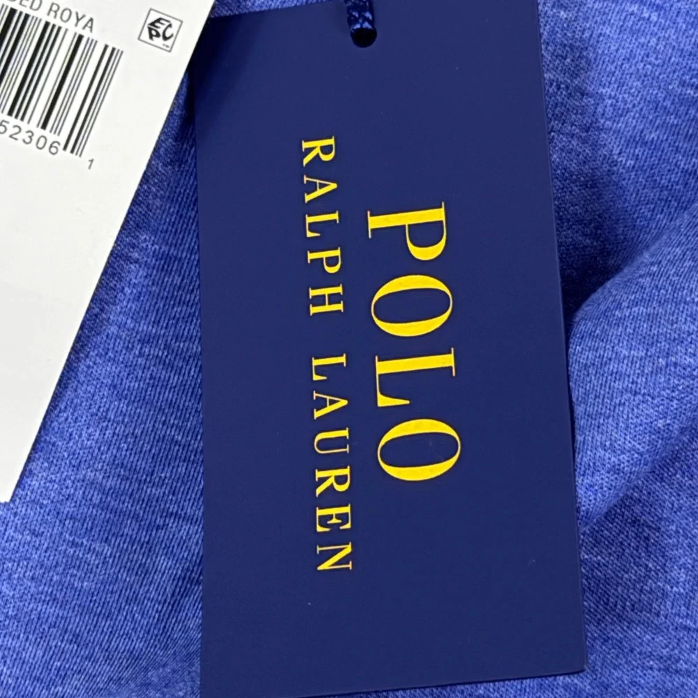 Polo Ralph Lauren Polo Shirt Mens Medium Blue Heather Classic Fit NWT Streetwear